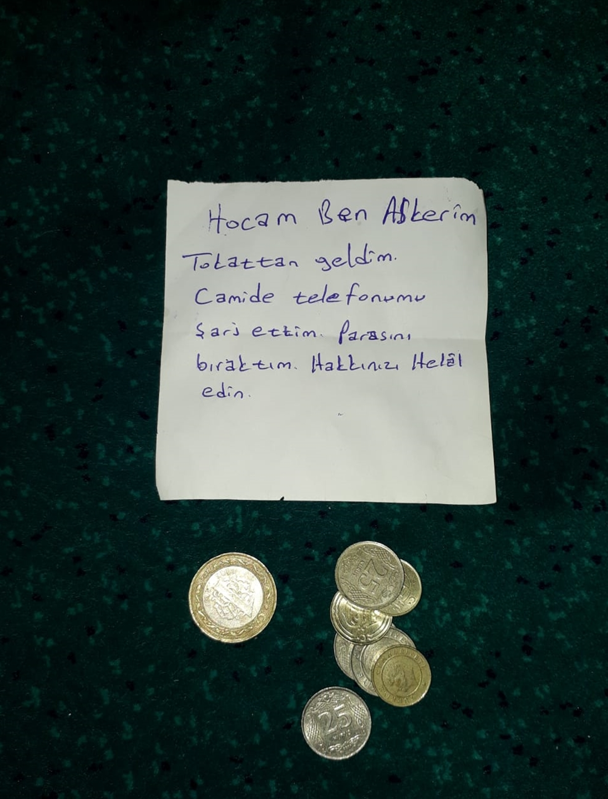 Askerden duyguland�ran davran��!