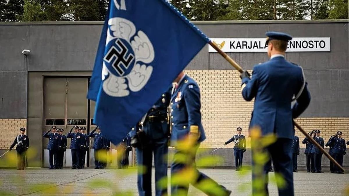 Finlandiya, gamal ha semboln 100 yl sonra ordu ambleminden kard