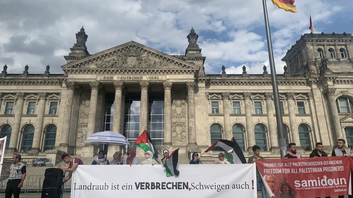 Almanya'da srail'in ''ilhak'' plan protesto edildi 