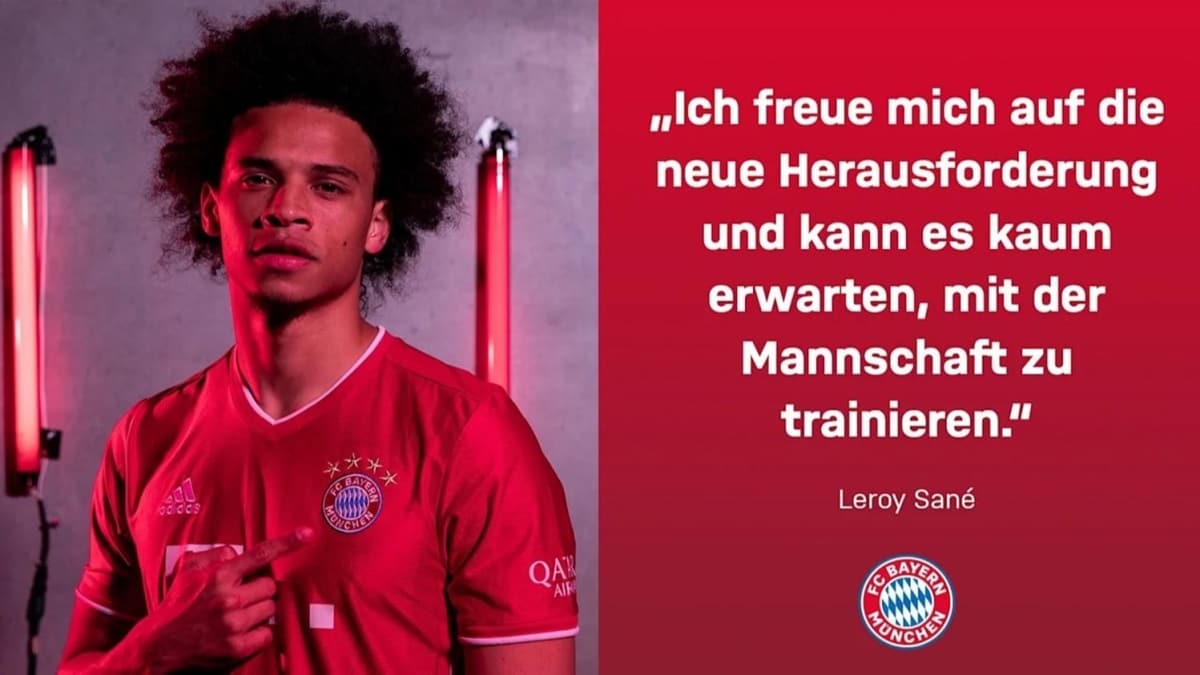 Bayern Mnih, Sane'yi resmen aklad