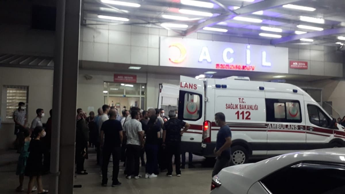 Adana'da kna gecesinde havaya alan ate sonucu iki kii vuruldu 