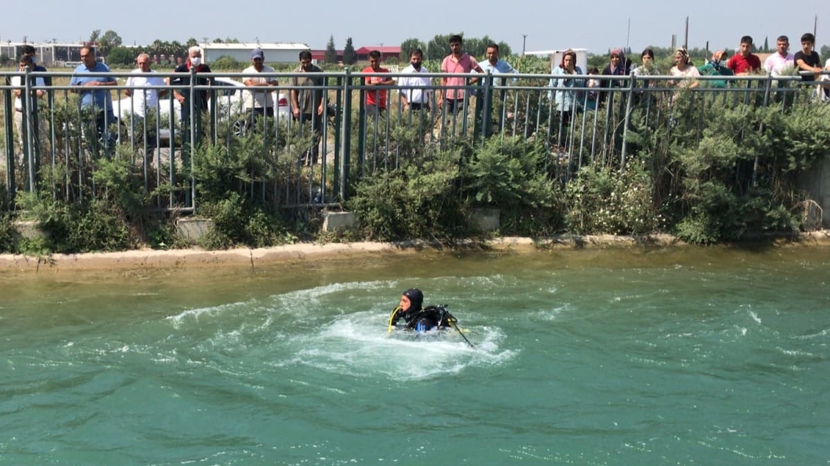 Adana'da sulama kanalna girdikten sonra kaybolan gen aranyor