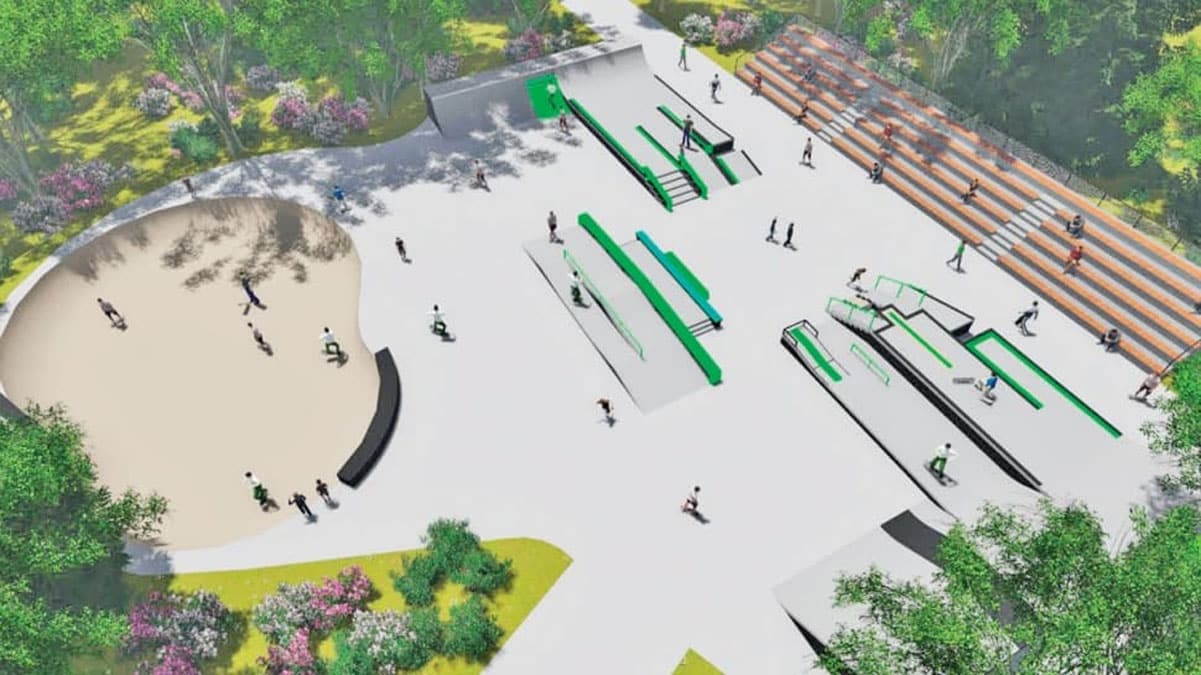 Ankara olimpik kaykay park�na kavu�uyor