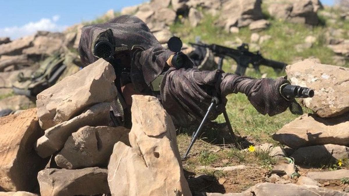 MSB: Frat Kalkan blgesinde saldr hazrlndaki 2 PKK/YPG'li terrist etkisiz hale getirildi