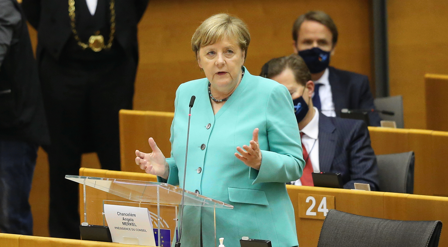 Merkel'den AB'ye �a�r�: H�zl� bi�imde anla�ma sa�lamal�y�z