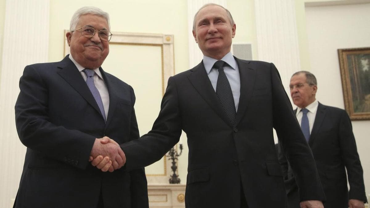 Putin ile Abbas arasnda 'Filistin' grmesi