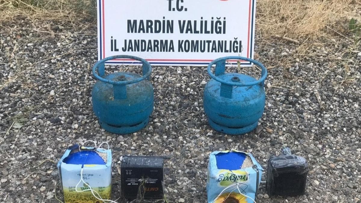 Mardin'de terristlerin hain tuza nlendi