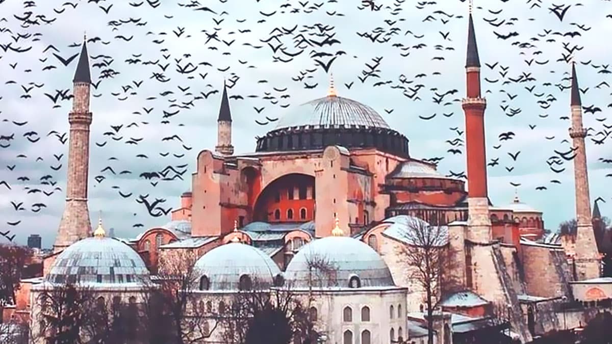Ayasofya cuma mesaj�: Ayasofya temal� resimli cuma mesajlar�