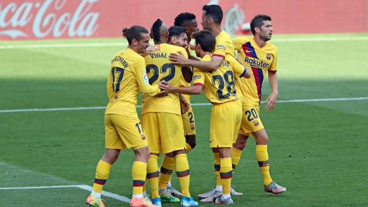 Barcelona, Enes nal'l Valladolid'i tek golle geti