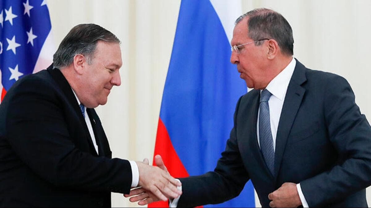 Rusya Dileri Bakan Lavrov ile ABD'li mevkida Pompeo telefonda grt