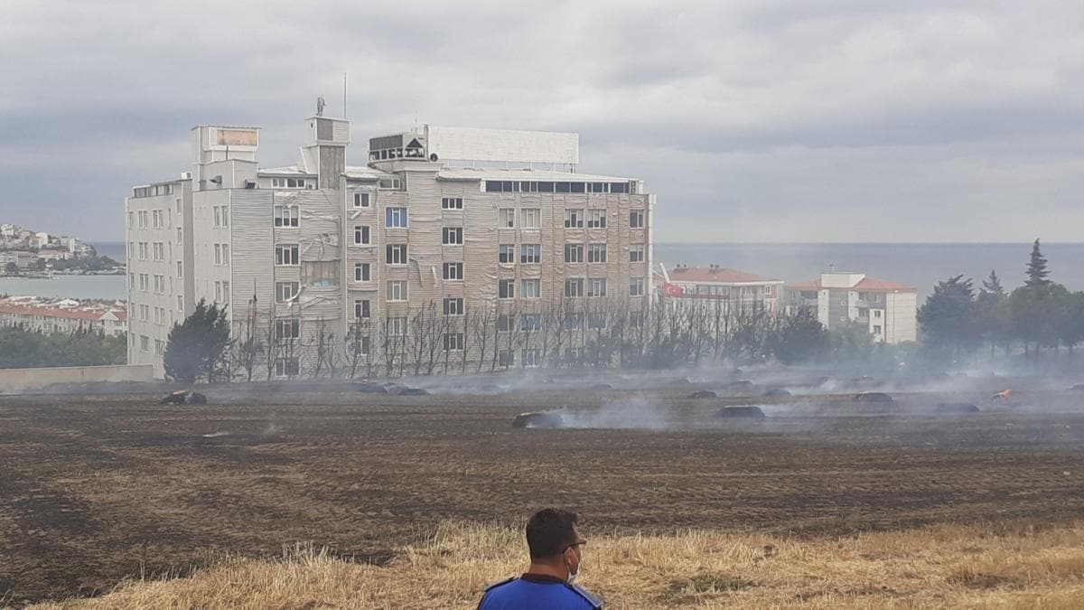 Silivri'de yangn panii! Hastaneye sramadan sndrld 