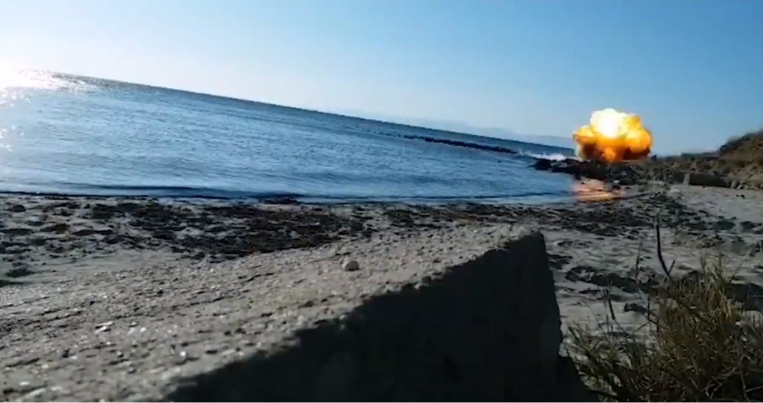 1915 y�l�ndan kalma top mermisi imha edildi