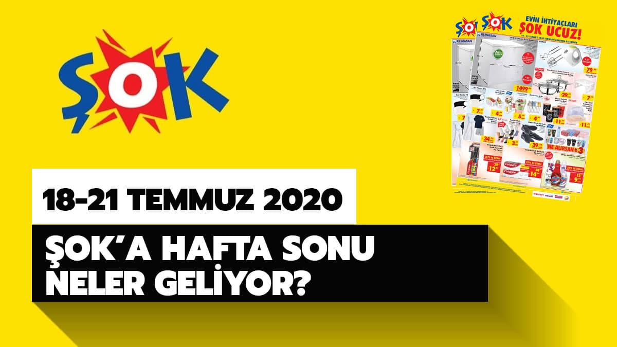 �OK'a hafta sonu neler geliyor? 18-21 Temmuz 2020 �OK akt�el �r�nler katalo�u yay�nland�!