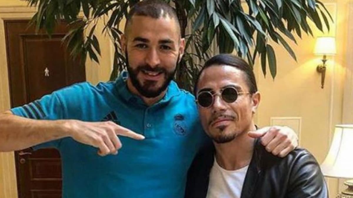 Benzema'dan Nusret'e Erzurumspor kutlamas�