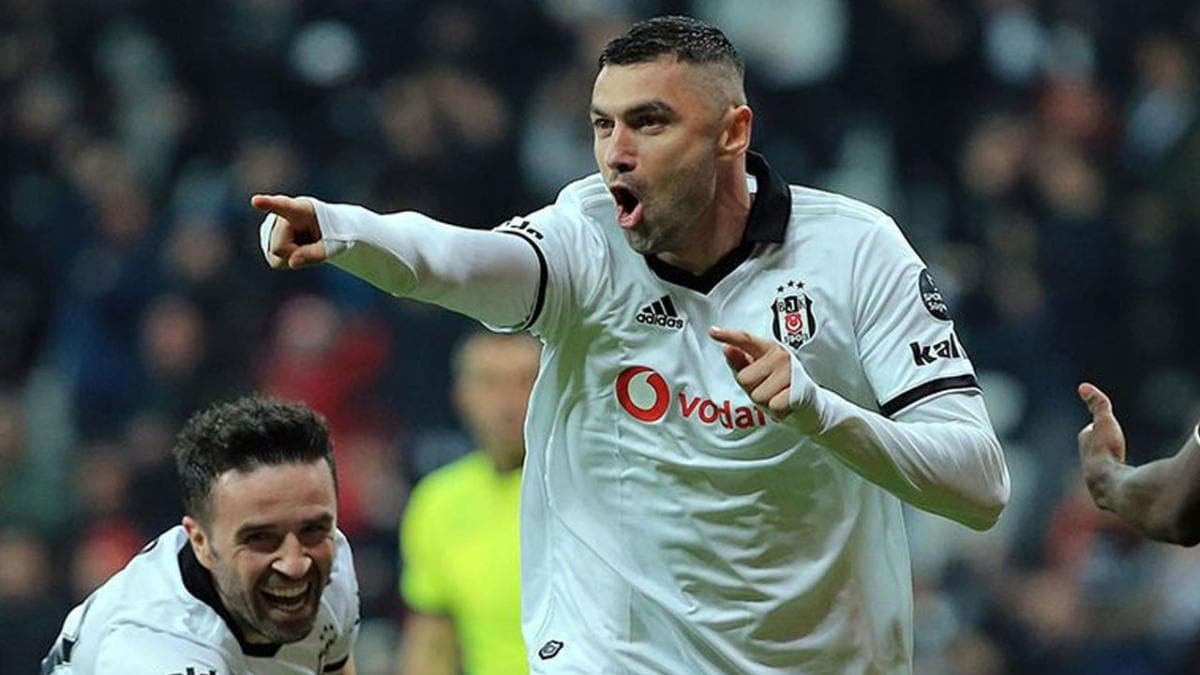 Beikta'ta derbi ncesi Burak Ylmaz sevinci