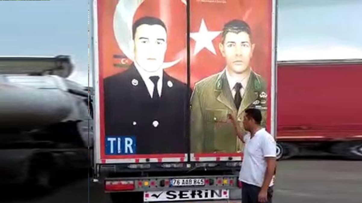 Milli kahramanlara b�y�k sayg�s�zl�k! Direndi, izin vermedi