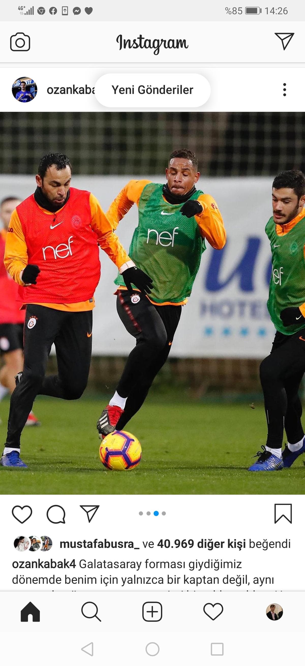 Ozan Kabak'tan Sel�uk �nan mesaj�