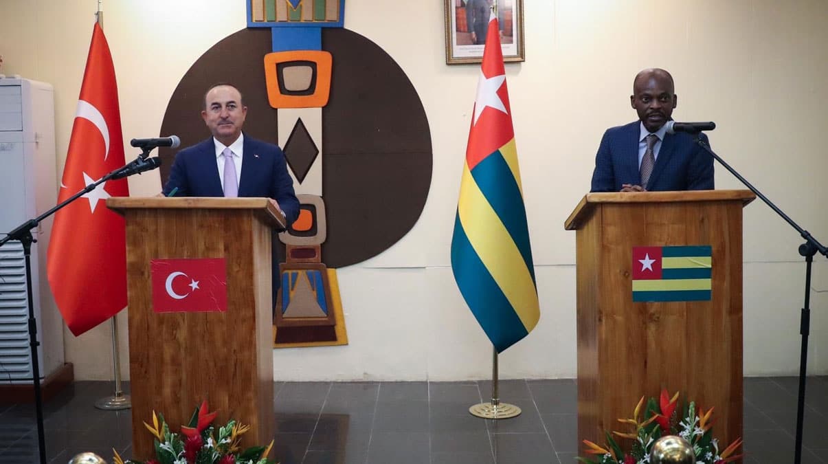 Togo D��i�leri Bakan� Dussey, Bakan �avu�o�lu ile ortak bas�n toplant�s� d�zenledi