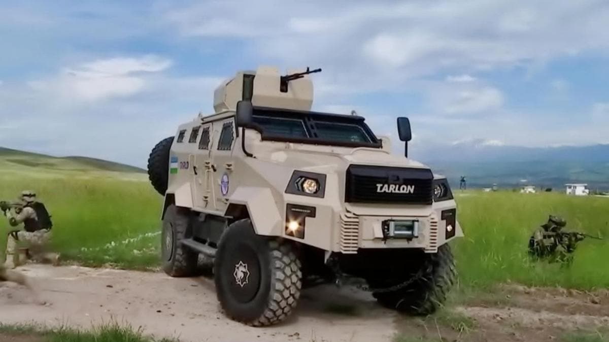 zbekistan, ilk askeri aracn retmeye balad