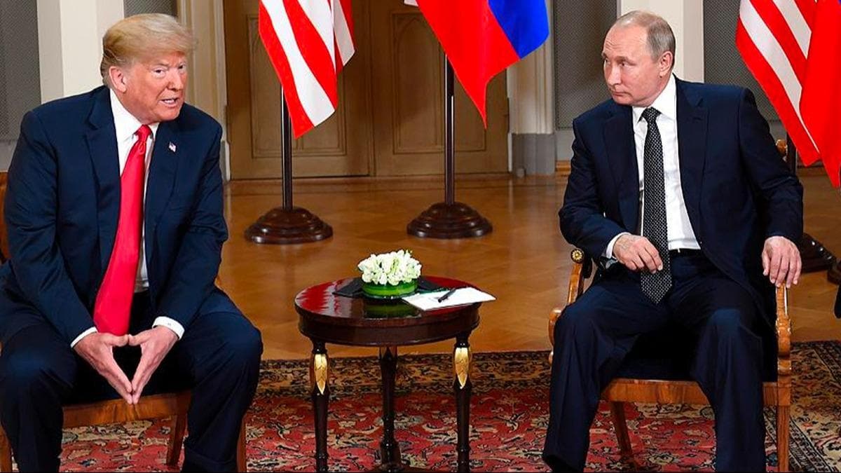 Putin ve Trump telefonda grt 