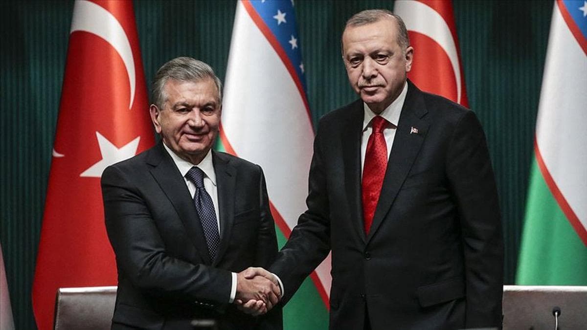 Cumhurbakan Erdoan, zbekistan Cumhurbakan Mirziyoyev ile telefon grmesi yapt