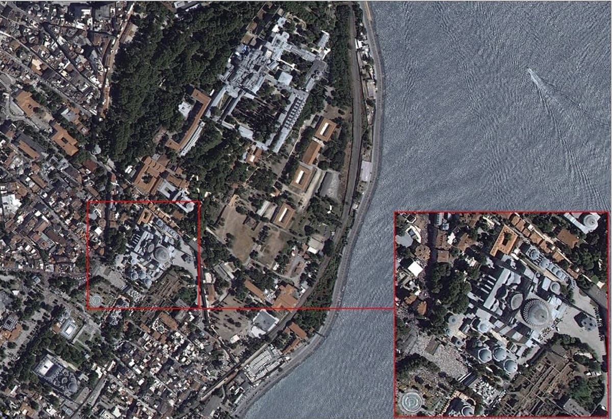 'G�kt�rk 1 uydusu g�z�n� Ayasofya Camii'nden alamad�'