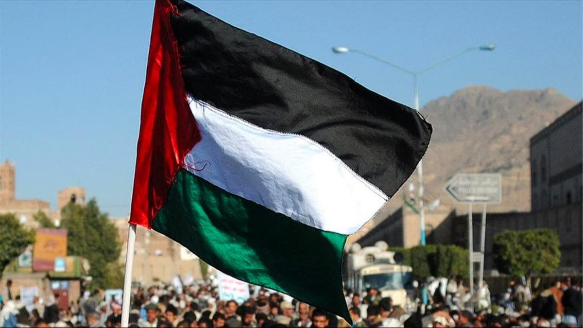 Ellerinde BAE ve GGK bayraklar... Yemen'de zerklik talebi