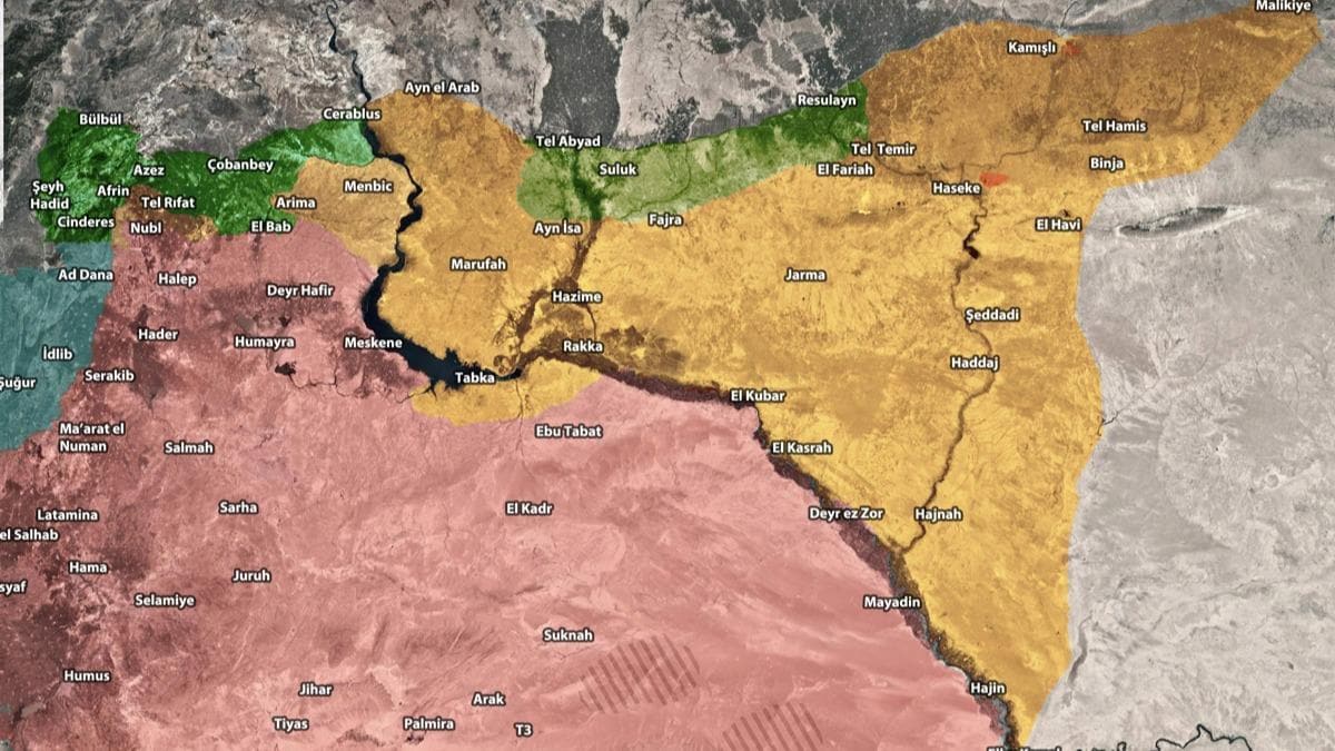 letiim Bakanl paylat! Suriye'de genel durum haritas