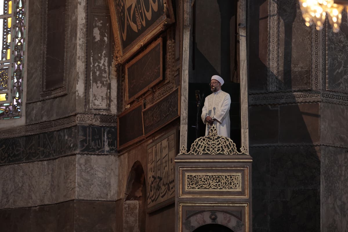 Ali Erba�, Ayasofya karar�n� hazmedemeyenlerin �arp�tmalar�na cevap verdi