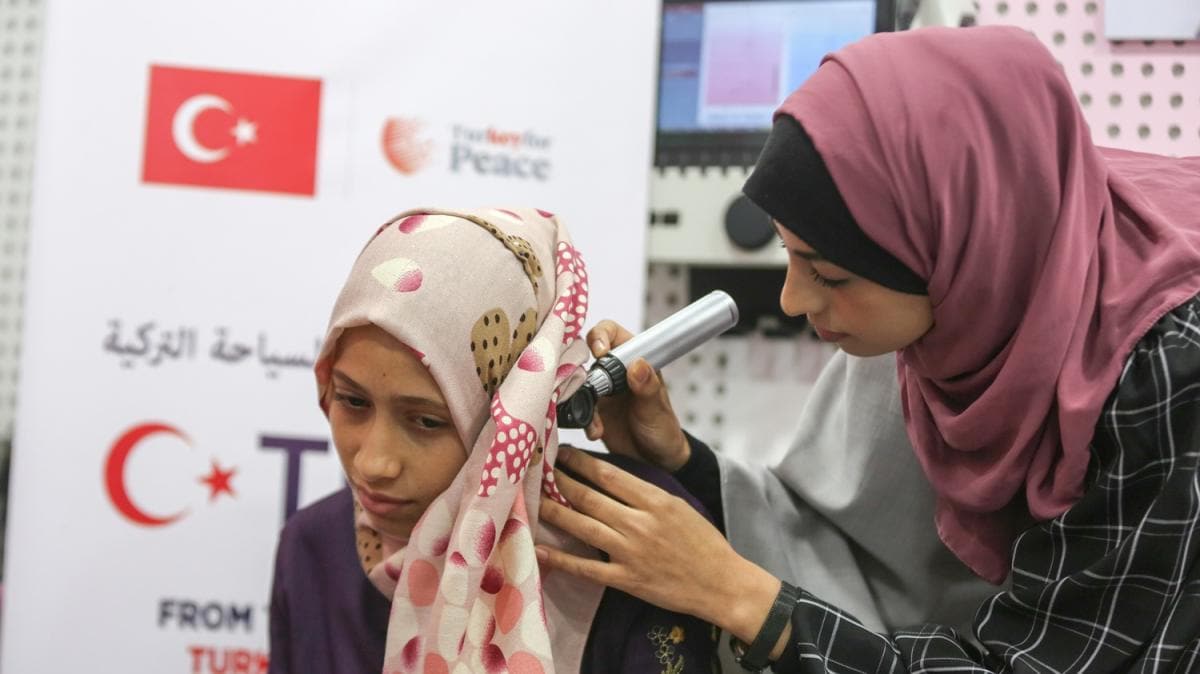 TKA dnyalarna dokundu: Gazze'deki 30 iitme engelli cihaza kavutu