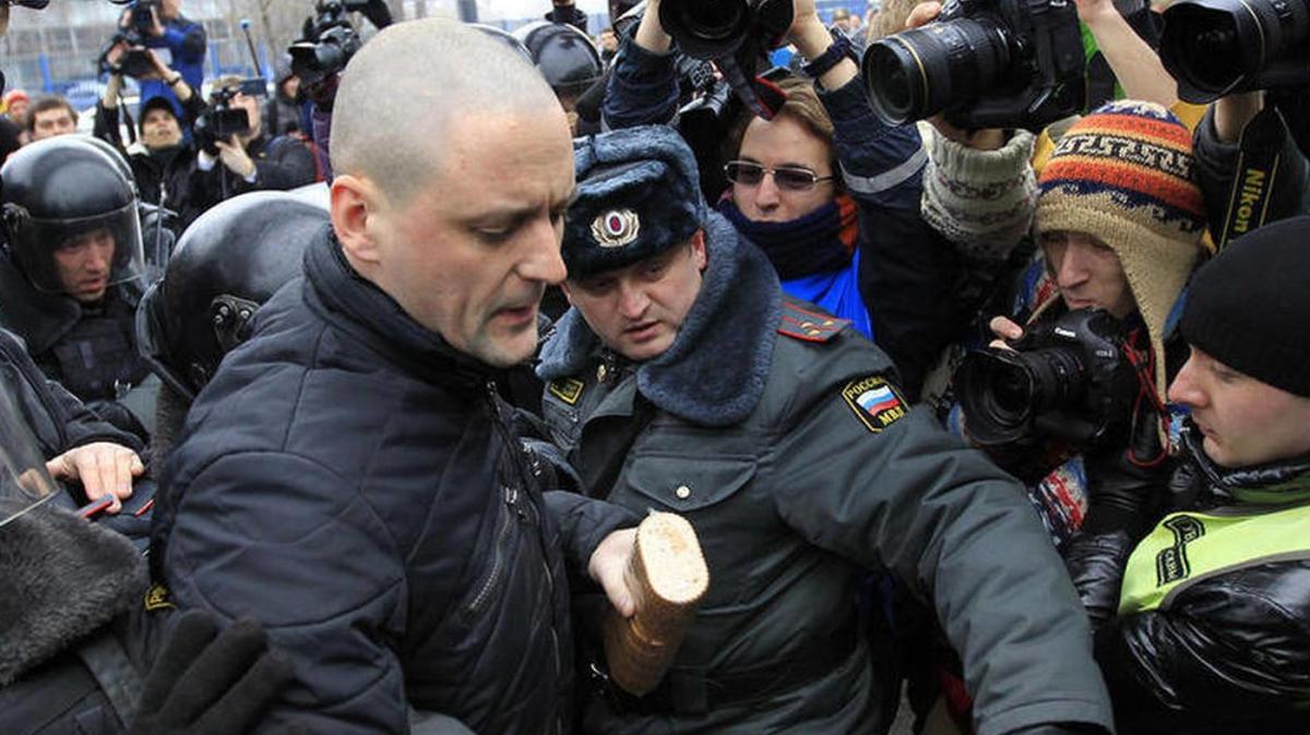 Rus muhalif Sergey Udaltsov'a 10 gn idari hapis cezas 