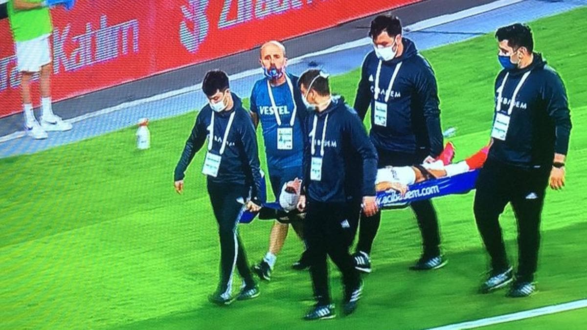 Trabzonspor'da Filip Novak sakatland! Hastaneye kaldrld