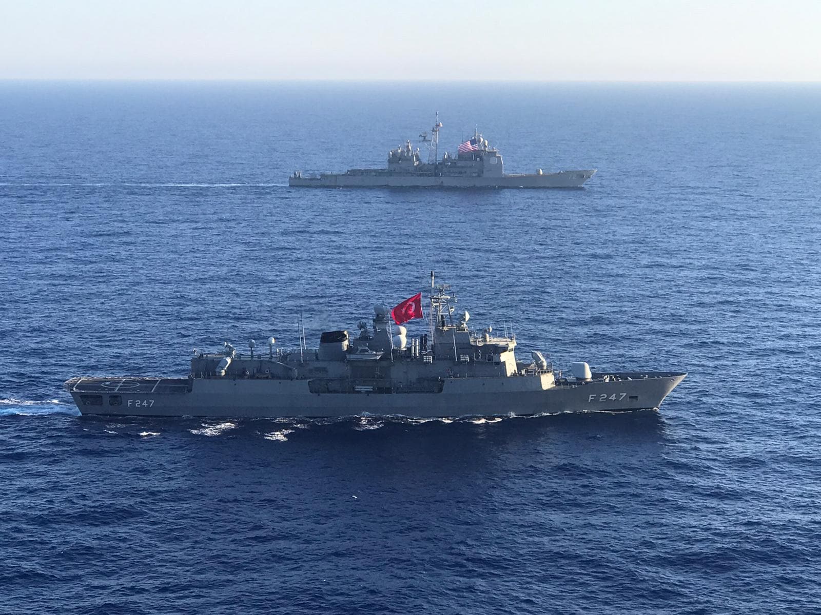 MSB duyurdu: ABD ile Akdeniz'de ortak ger�ekle�tirildi