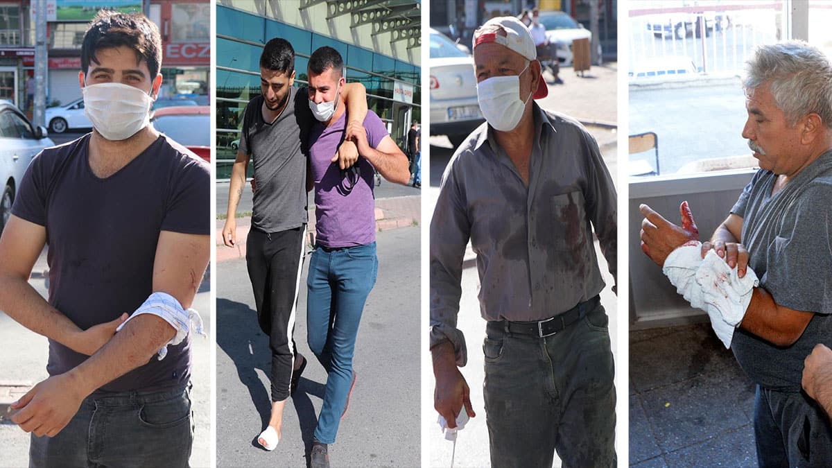 Manzara yine de�i�medi! Acil servisleri doldurdular
