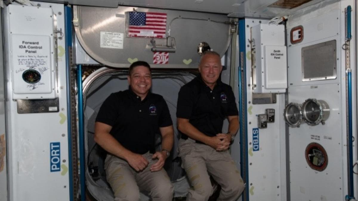 SpaceX'in NASA astronotlar Dnya'ya dnyor