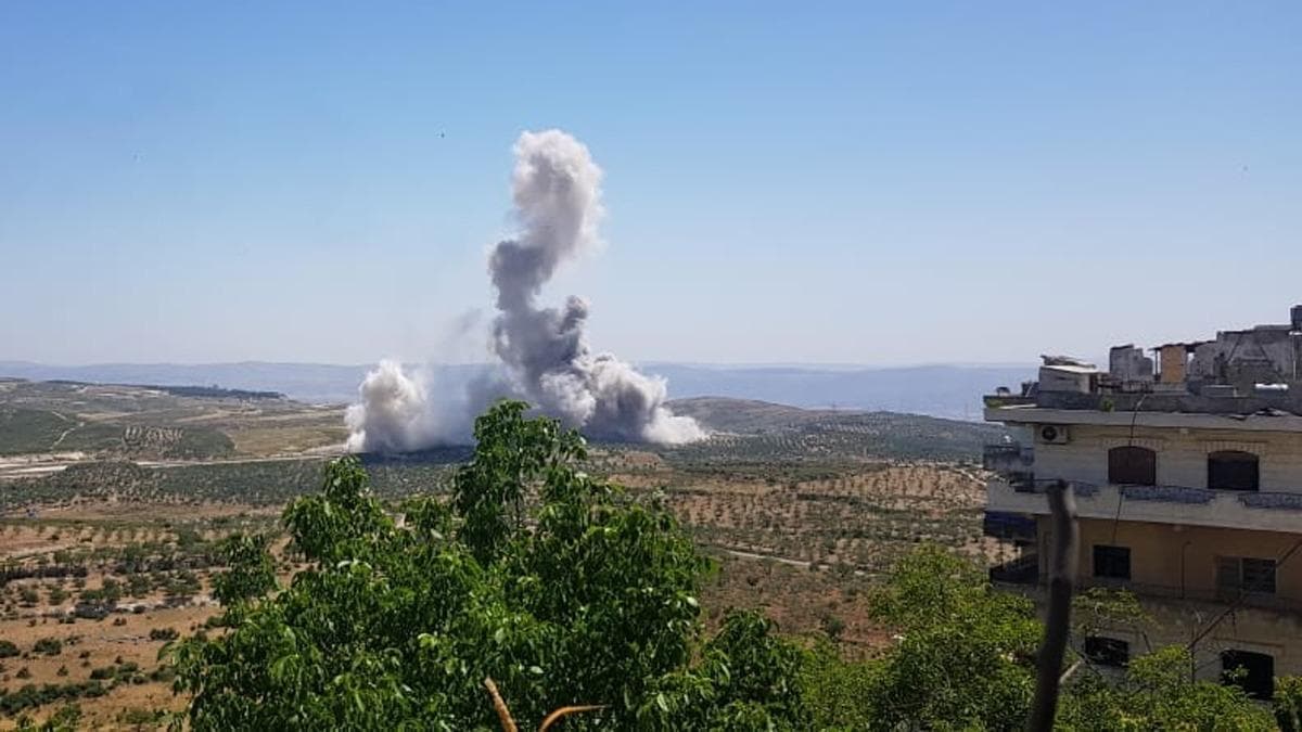 Rus sava uaklar dlib'e hava saldrs dzenledi: 4 sivil hayatn kaybetti