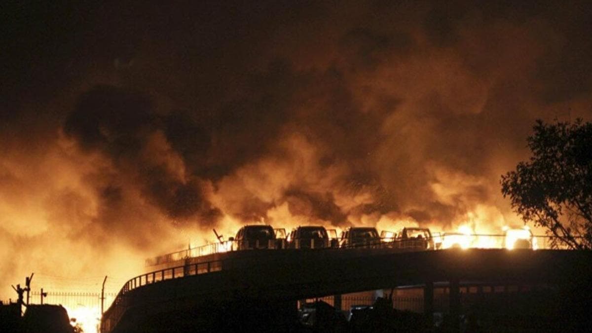 Beyrut'taki patlama, 2015'teki Tianjin patlamasn hatrlatt