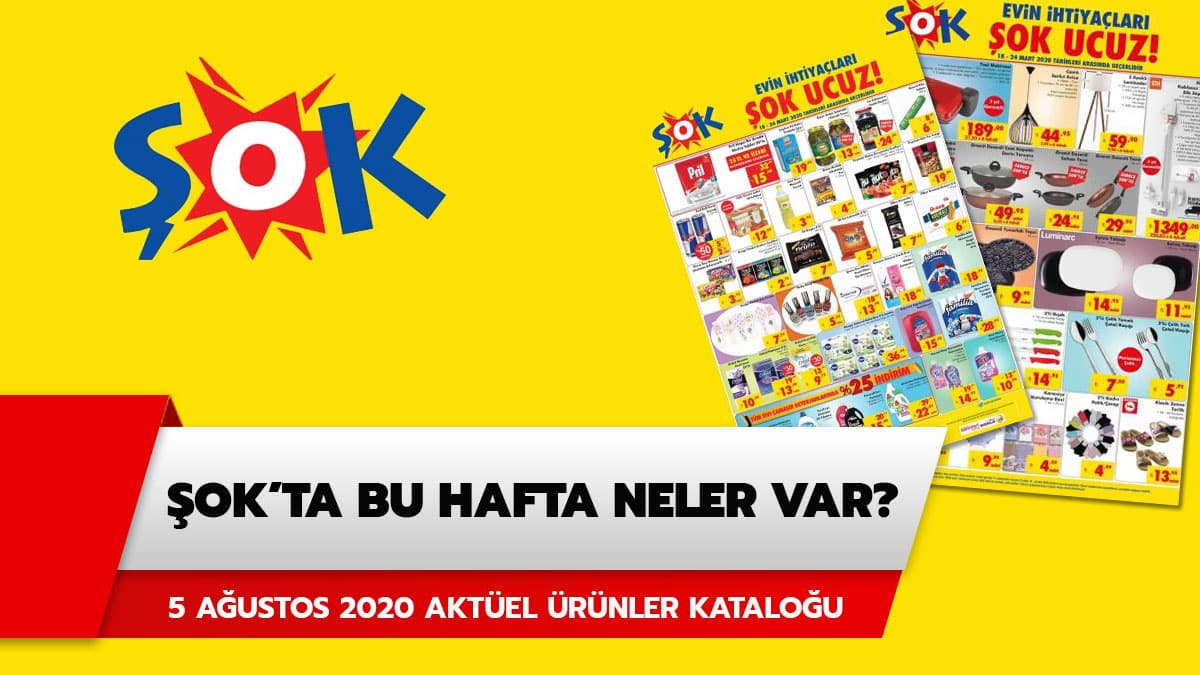 5 A�ustos 2020 �OK akt�el �r�nler katalo�u sat��ta!