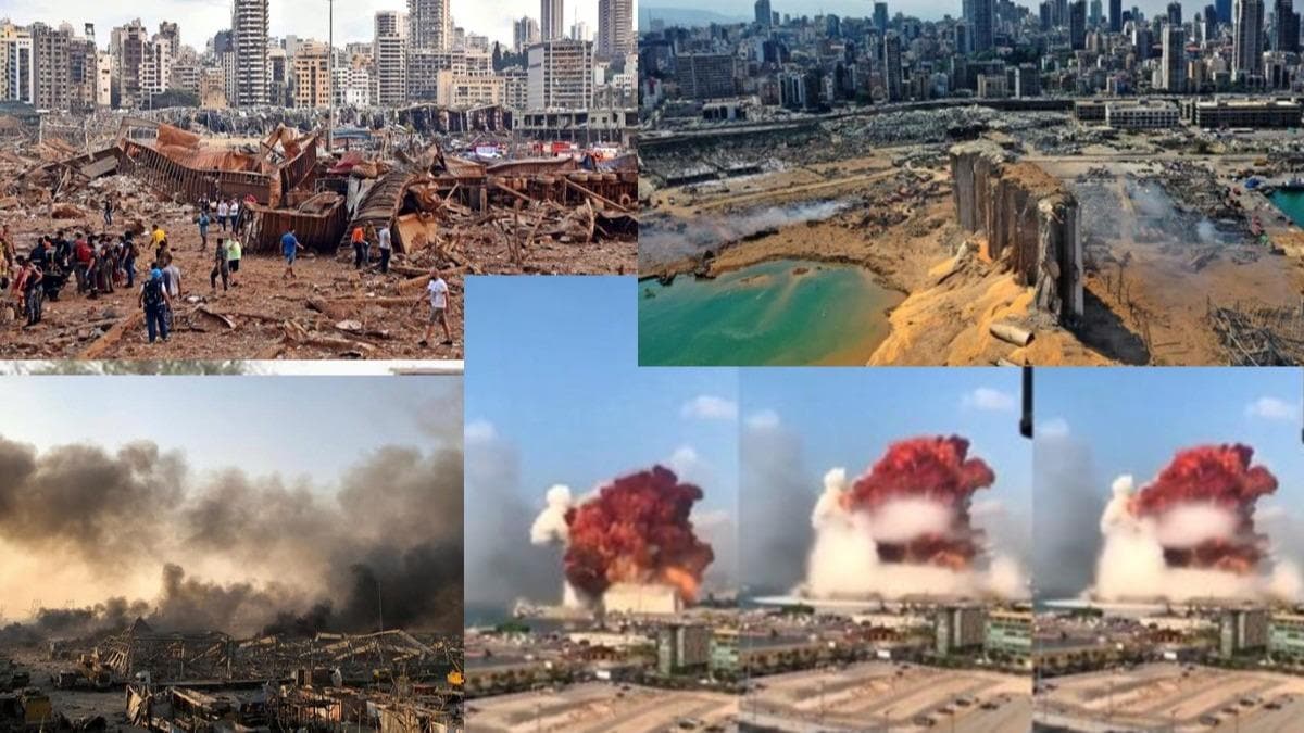 Bilim insanlarndan Lbnan'daki patlamayla ilgili arpc aklama: Yzlerce ton TNT'nin patlamasyla edeer