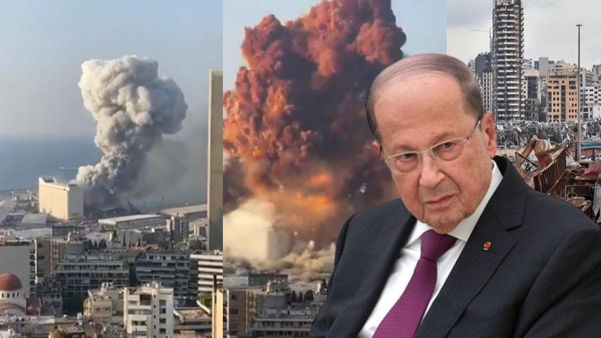 Lbnan Cumhurbakan Avn'dan ses getirecek aklama: Bomba ya da roket olasl var