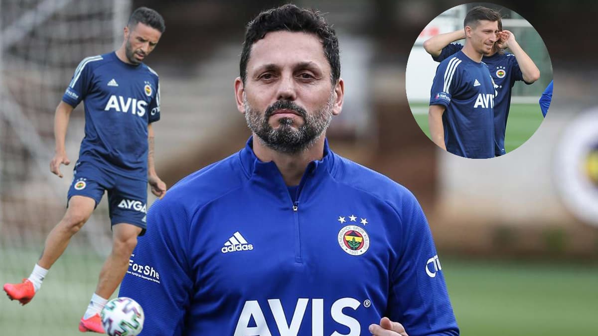 Fenerbah�e'de yeni transferler sahaya ��kt�