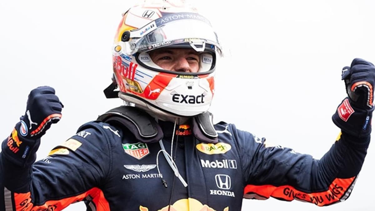 Formula 1'in be�inci yar���nda kazanan Max Verstappen