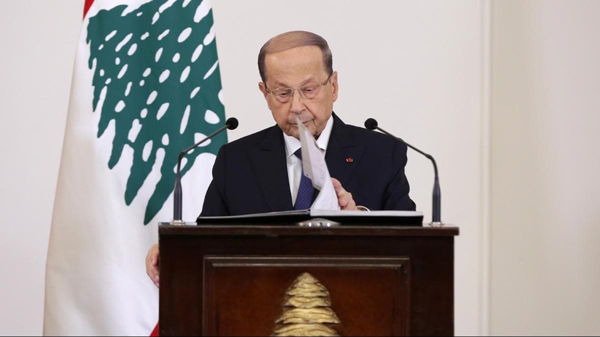 Lbnan Cumhurbakan Avn endieli: 'Sz konusu krizlerle mcadele etmek bu lkenin gcn ayor'