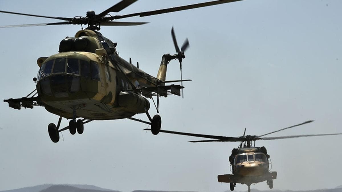 TurAz Kartal tatbikatnda Trk ve Azerbaycan helikopterleri ortak hedefleri imha etti