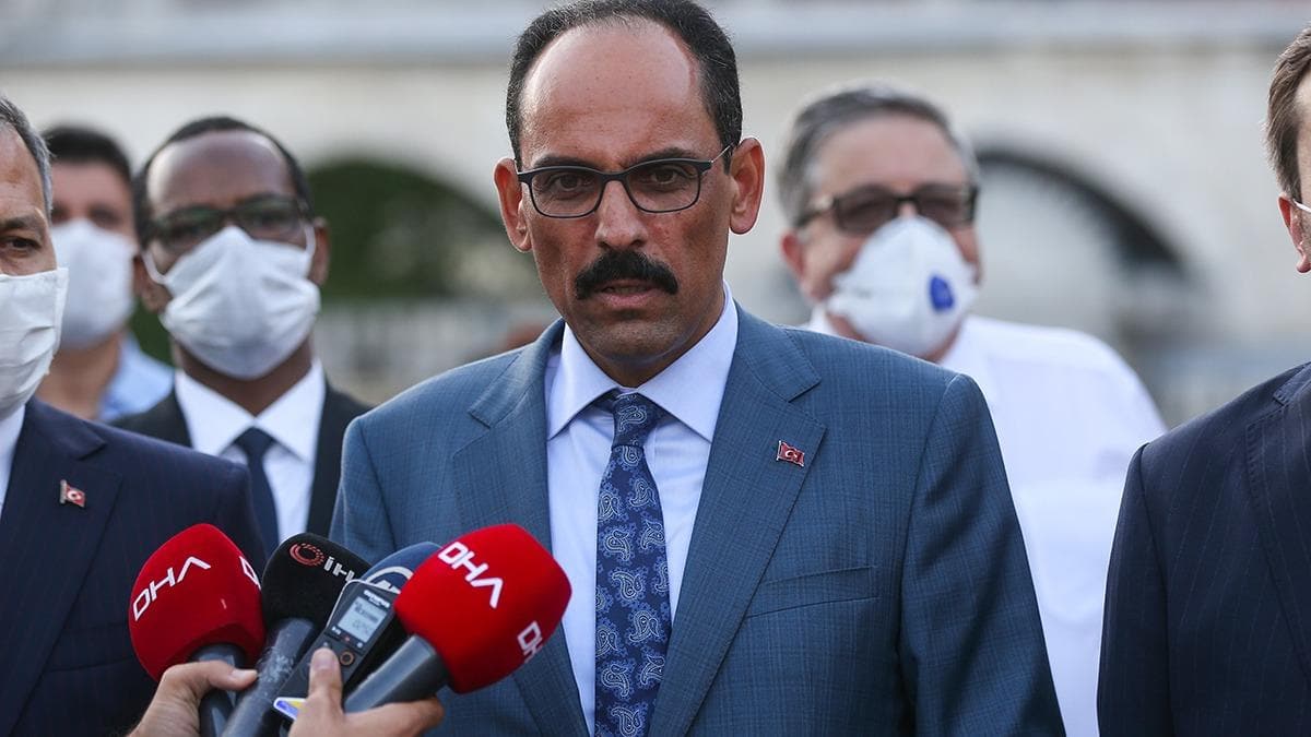 Akdeniz'de Trkiye kart korsan anlama... Cumhurbakanl Szcs brahim Kaln: Bakan Erdoan'dan talimat net bir ekilde aldk
