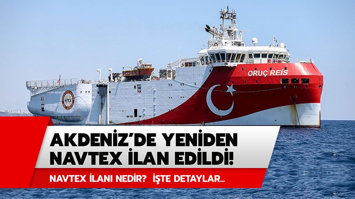 Trkiye, Akdeniz'de yeni Navtex ilan etti!