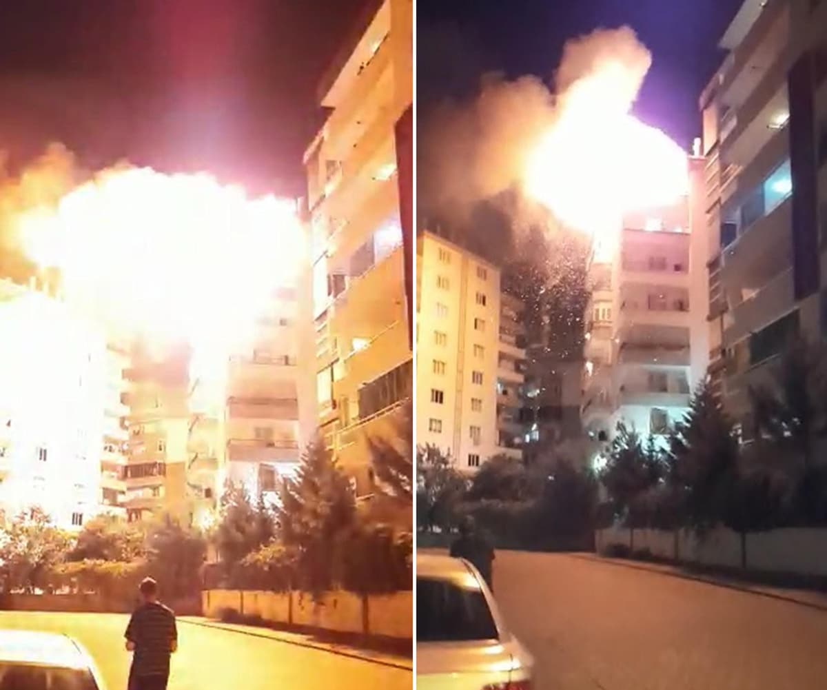 Teras kat�nda s�nd�r�lmeyen mangal ate�i yang�na neden oldu