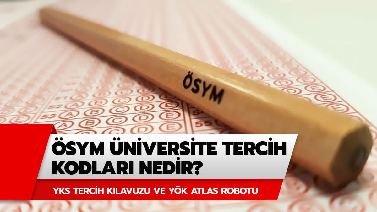 �SYM �niversite tercih kodlar� 2020