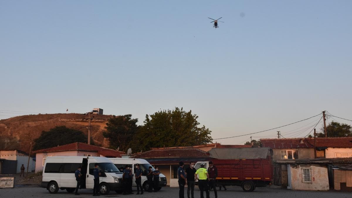 orlu'da helikopter destekli uyuturucu operasyonu