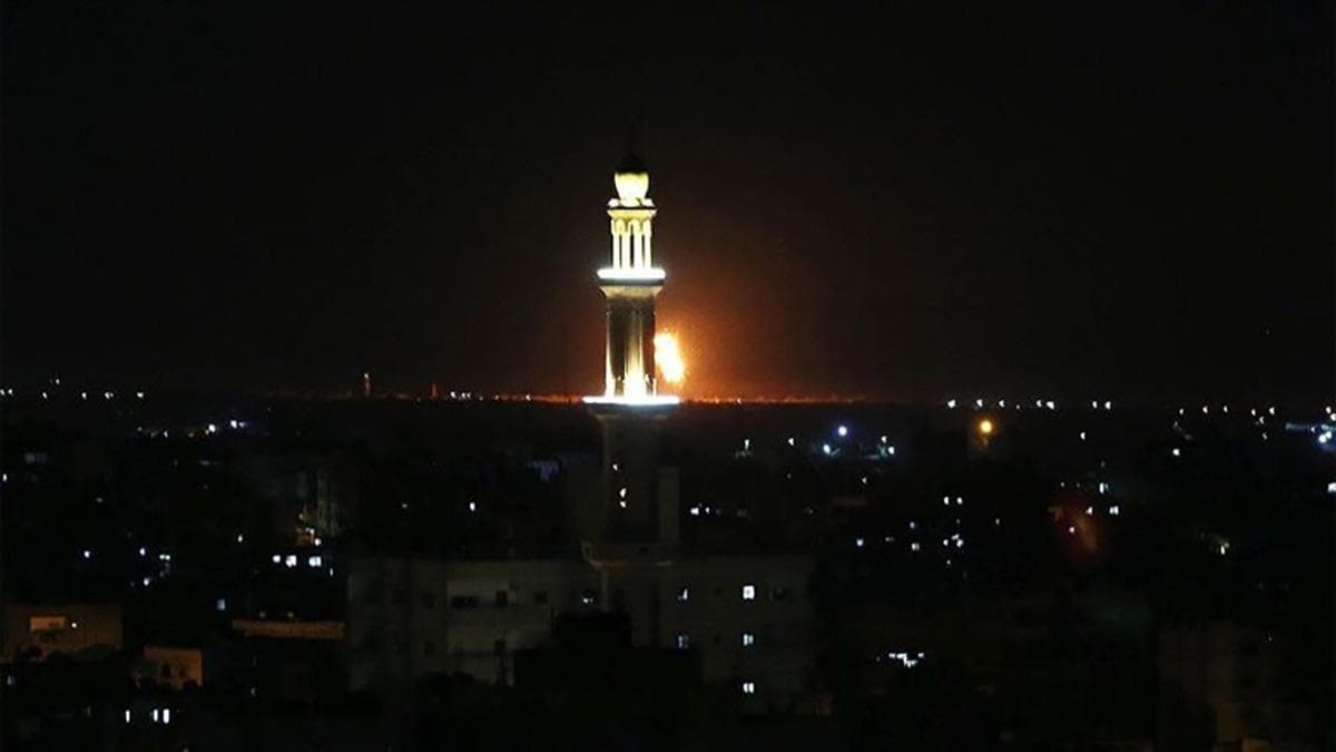 srail sava uaklarndan Gazze'ye saldr